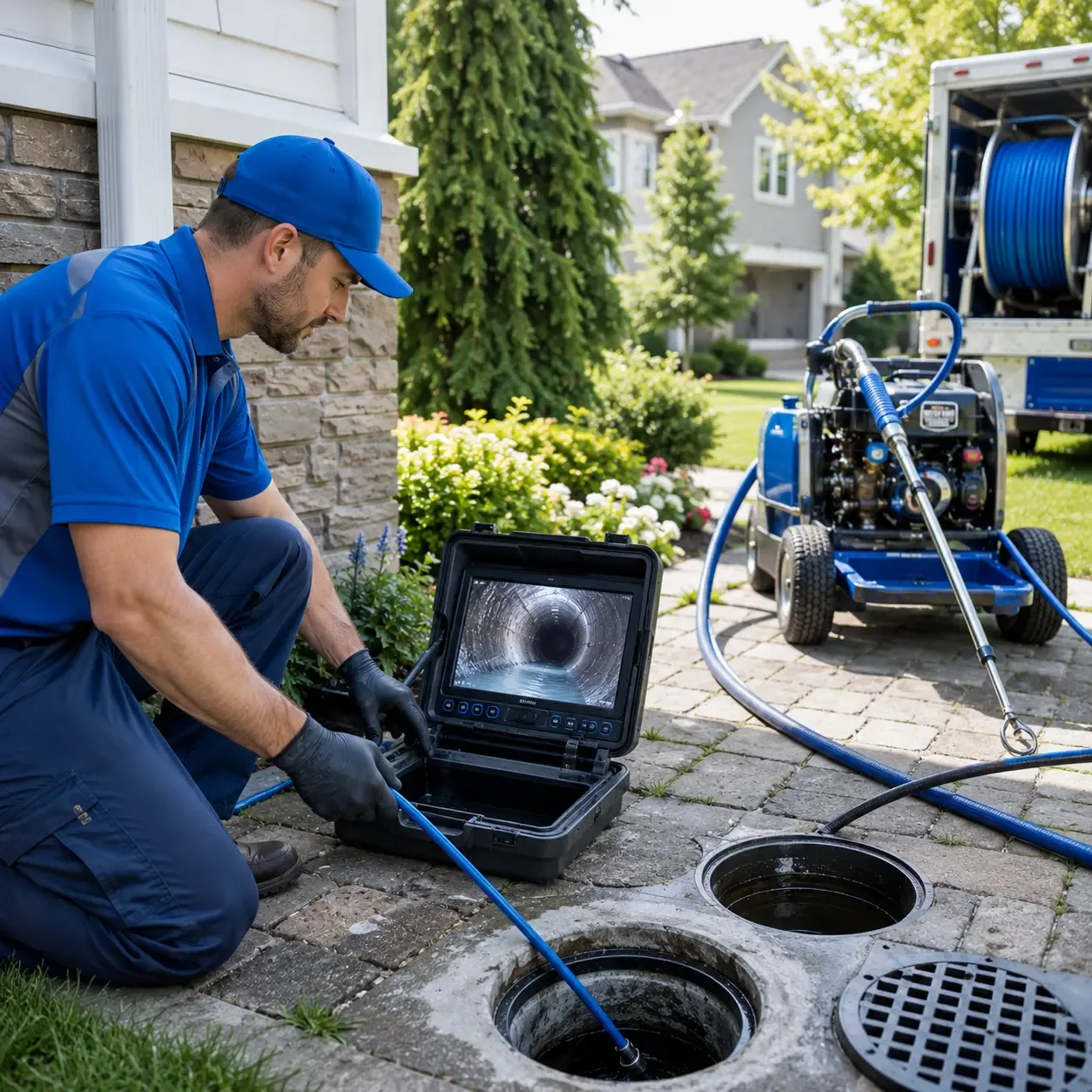 Outdoor drain cleaning professionals serving Rossburg, OH